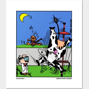 Cat & The Fiddle Cow Jump Over The Moon Novelty Gift Posters and Art